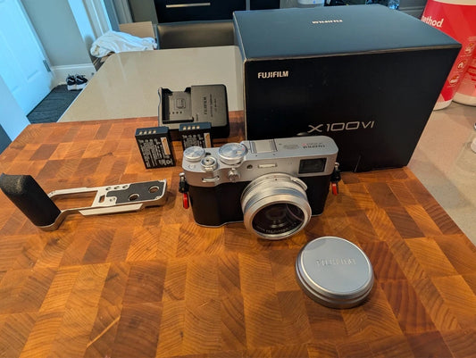 Fujifilm X100VI 40.2MP 6.2K Digital Camera - Silver - Used - No Damage